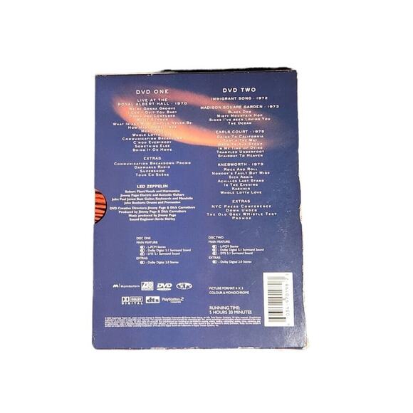 Led Zeppelin Live DVD Box Set (2 Discs, 2003) Pre-owned - Picture 7 of 7